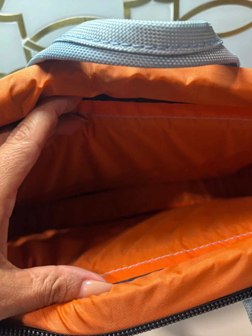 Brenthaven Metrolite Blue Cushioned, Orange Interior Laptop Carrying Case